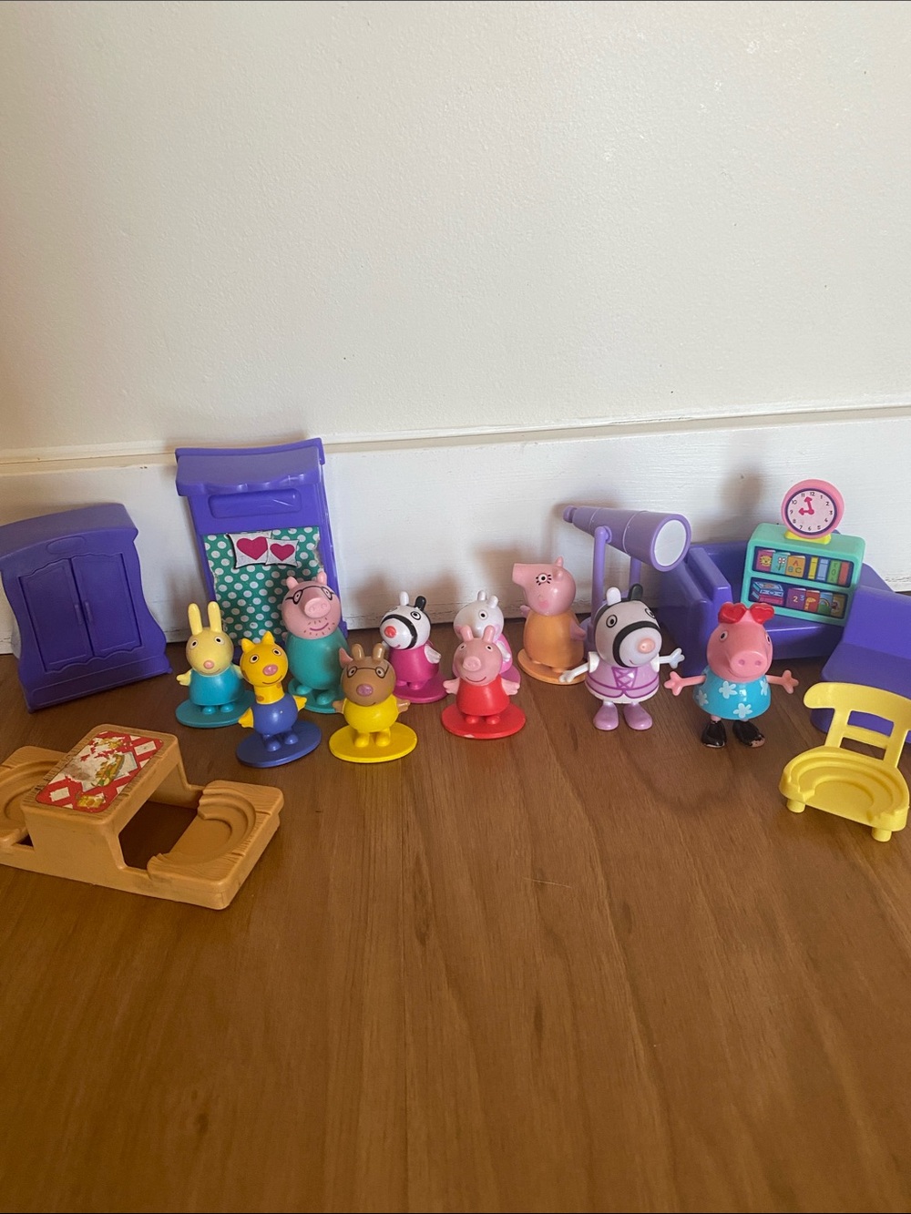 Peppa Pig Figurine Toy Furniture LOT